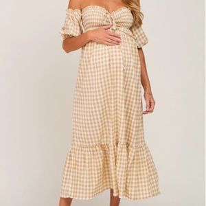 Pink Blush Maternity Dress